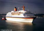 ID 1405 EUROPA (1981/37049grt/IMO 7822457. Renamed SUPERSTAR EUROPE, SUPERSTAR ARIES, HOLIDAY DREAM, BLEU DE FRANCE. In 2011 she was acquired by Saga Cruising and renamed SAGA SAPPHIRE. In 2020 she was sold...